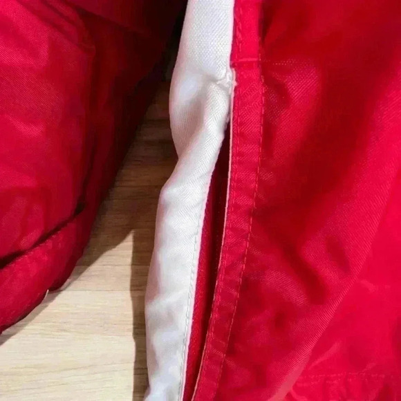 Vtg 90’s Nike Men’s Red Hooded Anorak 1/2 Zip Pullover Windbreaker Jacket Sz XL - Picture 7 of 16